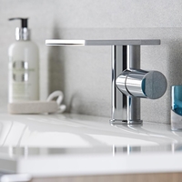 Mitigeur lavabo – Effet cascade - Commande à levier ronde – Chromé - Blade