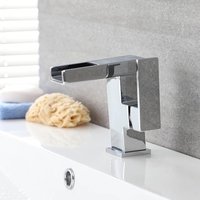 Mitigeur lavabo monotrou avec LED – Bec verseur cascade – Select