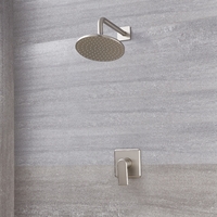 Mitigeur mécanique & pommeau Ø 18, 8 cm - Nickel Brossé - Aldwick