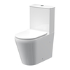 Pack WC à Poser - Design Moderne & Arrondi - Double - Hudson Reed Blanc