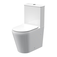 Pack WC à Poser - Design Moderne & Arrondi - Double - Hudson Reed Blanc