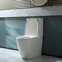 Pack WC à Poser - Réservoir Blanc - Design Compact & Moderne - Hudson Reed