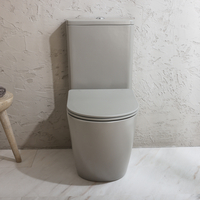 Pack WC à poser avec abattant à fermeture douce - Gris (Pebble) - Elements