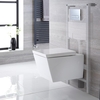 Pack WC suspendu - Bâti-support haut – Blanc – Choix de plaque de déclenchement - Halwell