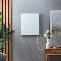 Panneau chauffant infrarouge 300W - Blanc - Cadre - 50, 5 x 59, 5 cm - Hudson Reed