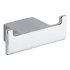 Patère de Peignoir Zinc Chromé Design Moderne Accessoire Salle de Bain