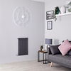 Petit Radiateur Électrique Mural - 60 x 41cm - Design Économique Gris