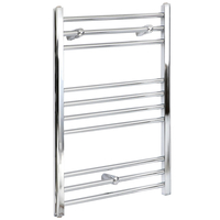 Petit Sèche Serviette Électrique - 80 x 50cm - Design Plat Chromé Kent