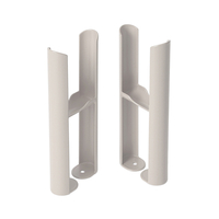 Pieds de montage au sol pour les radiateurs à double rangs Windsor – Blanc - Design rétro - Hudson Reed