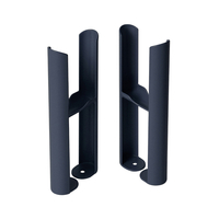 Pieds de montage au sol pour les radiateurs à double rangs Windsor – Bleu - Design rétro - Hudson Reed