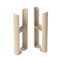 Pieds de montage au sol pour les radiateurs à double rangs Windsor – Brun - Design rétro - Hudson Reed