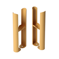 Pieds de montage au sol pour les radiateurs à double rangs Windsor – Jaune - Design rétro - Hudson Reed