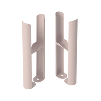 Pieds de montage au sol pour les radiateurs à double rangs Windsor – Rose - Design rétro - Hudson Reed