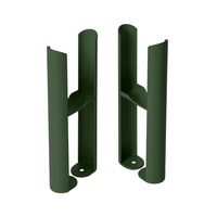 Pieds de montage au sol pour les radiateurs à double rangs Windsor – Vert - Design rétro - Hudson Reed