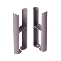 Pieds de montage au sol pour les radiateurs à double rangs Windsor – Violet - Design rétro - Hudson Reed