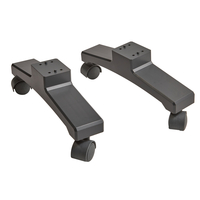 Pieds de radiateur - Pour radiateurs Elio et Lex - Anthracite - Design moderne - montage îlot - ECOSO - Hudson Reed