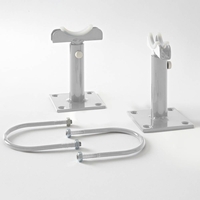 Pieds de radiateur pour les radiateurs à colonnes de 50 cm et de 75 cm – Argent métallisé - Windsor