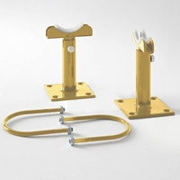Pieds de radiateur pour les radiateurs à colonnes de 50 cm et de 75 cm – Or métallisé - Windsor