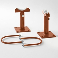 Pieds de radiateur pour radiateurs à colonnes de 50 cm et de 75 cm – Cuivre métallisé - Windsor
