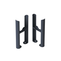 Pieds de radiateur rétro à 3 colonnes – Dark Charcoal – Windsor