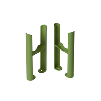 Pieds de radiateur rétro à 3 colonnes – Fern Green – Windsor