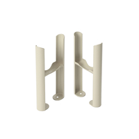 Pieds de radiateur rétro à 3 colonnes – Smoke Grey – Windsor