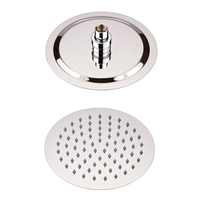 Pomme de Douche Ronde 30cm Acier Inoxydable Chromé Design Moderne