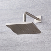 Pommeau de Douche 20x20cm - Nickel Brossé -