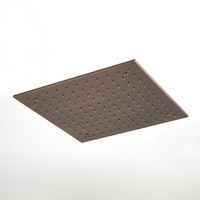 Pommeau de douche encastré - Tête ciel de pluie - 40 cm - Cuivre - Hudson Reed