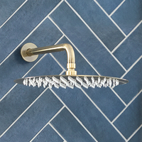Pommeau de douche encastré - Tête ciel de pluie -30 cm - Or doré - Hudson Reed