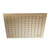 Pommeau de douche encastrable – Carré – 40 cm – Or satiné – Design moderne - Ayanna - Hudson Reed
