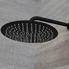 Pommeau de douche rond noir 30cm - Nox