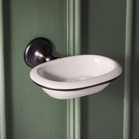 Porte savon en céramique rétro – Choix de finitions – Elizabeth