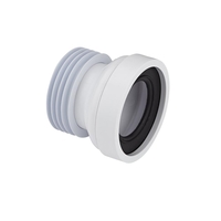 Raccord évacuation droit wc 11.7cm