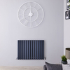 Radiateur Aluminium Design Anthracite - 60 x 83cm - 1609 Watts - Vitality Air