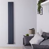 Radiateur Aluminium Design Anthracite 180 x 23cm 1002 watts Vitality Air