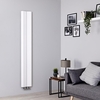 Radiateur aluminium design vertical – Blanc – 160 cm x 24, 5 cm - Aloa