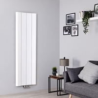 Radiateur aluminium design vertical – Blanc – 160 cm x 49, 5 cm - Aloa