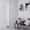 Radiateur aluminium design vertical – Blanc – 180 cm x 24, 5 cm - Aloa