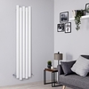 Radiateur aluminium design vertical – Blanc – 180 cm x 39 cm - Laeto