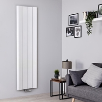 Radiateur aluminium design vertical – Blanc – 180 cm x 49, 5 cm - Aloa