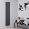 Radiateur aluminium design vertical – Gris clair – 180 cm x 37 cm - Aloa