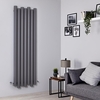 Radiateur aluminium design vertical – Gris clair – 180 cm x 55 cm - Laeto