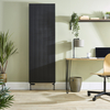 Radiateur convecteur de type 20 plat – Vertical – 180 cm – Noir – Choix de tailles – Alora