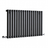 Radiateur design gris - 59, 5 x 100 cm - Eau chaude - Acier moderne - 800W - Chauffage Chambre - Hudson Reed Quinn