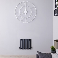 Radiateur design horizontal - Anthracite - 40 cm x 41, 3 cm - Vitality
