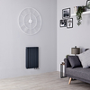 Radiateur design horizontal - Anthracite - 63, 5 cm x 41, 3 cm x 7, 8 cm - Vitality Caldae