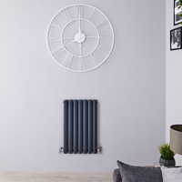 Radiateur design horizontal - Anthracite - 63, 5 cm x 41, 3 cm x 7, 8 cm - Vitality