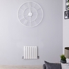 Radiateur design horizontal - Blanc - 40 cm x 41, 3 cm x 5, 6 cm - Vitality