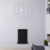Radiateur design horizontal - Noir - 63, 5 cm x 41, 3 cm x 5, 5 cm - Vitality